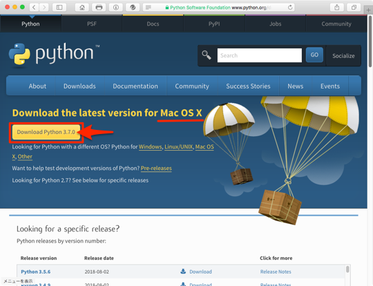 python download site mac