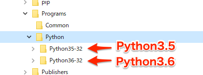 python install directory