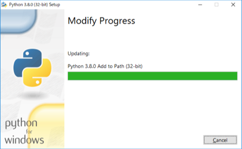 python setting updating