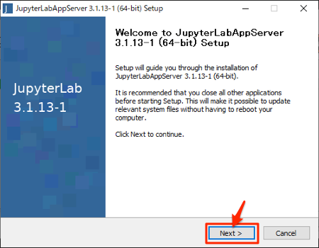 JupyterLab Desktop App Install 4