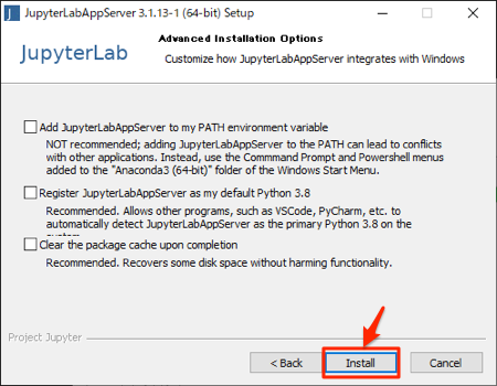 JupyterLab Desktop App Install 8