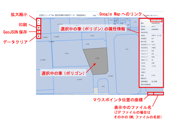 kouzuviewer interfaces